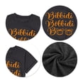 thumbnail image 4 of Graphic Tees for Women T-Shirts Bibbidi Bobbidi Shirt Women Cute Halloween T Shirt Funny Letter Print Tees Casual Tee Tops Gray L, 4 of 5