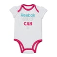 thumbnail image 4 of Reebok Baby Girl's Hoodie, Jogger and Bodysuit Outfit Set, 3 Piece, Sizes 0/3-24 Months, 4 of 8
