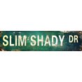 thumbnail image 1 of Awiszzz Letrero De Metal Vintage Retro Slim Shady Dr Signs Elegantes Placas De Arte De Pared Para Decoración Del Hogar, Baño, Cocina, Casa Y Decoración De Pared Gótica O Como Un Cartel Único De 16.0 X, 1 of 5