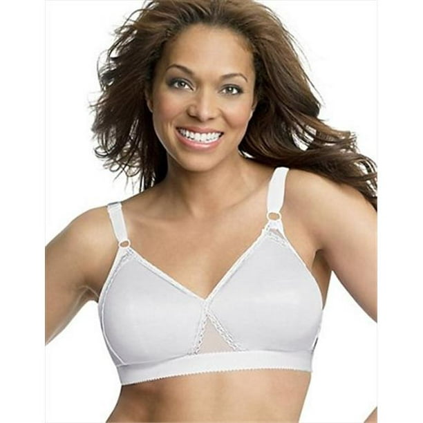 Playtex 655 Cross Your Heart Lightly Lined Wirefree Bra Size 40c White for  sale online
