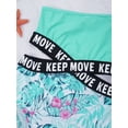 thumbnail image 5 of vastwit Girls One Piece Swimsuits Single Shoulder Swimwear Summer Beach Hawaiian Bathing Suits Tropical Leaves 12, 5 of 7