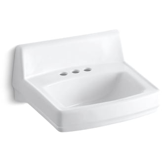 Kohler Pennington Drop-In Bathroom Sink – Subtle Oval Design With Raised Rim, 4-Inch Centers, Overflow Included