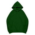 thumbnail image 4 of Kaprioy Womens Oversized Sweatshirt Essentials Hoodie Fleece Sweatshirts Fall Winter Fashion Pullover Sweaters Fashion Y2k Clothes Dark Green, L, 4 of 5