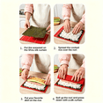 thumbnail image 3 of Sushi Rolling Mat | Non-Stick Bamboo Makisu for Hand Rolls | Easy to Clean & Reusable | Includes 1 Piece | Wavy Grain Design for Perfect Rice, 3 of 7