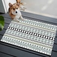 thumbnail image 5 of Ethnic Tribe Boho Entryway Rug 2x3 Area Rug Washable Indoor Doormat Small Bathroom Rugs Non-Slip Low Pile Accent Throw Rugs Geometric Diamonds Dots Modern Floor Carpet for Kitchen Bedroom Entrance, 5 of 9