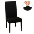 thumbnail image 2 of Juego de 4 fundas para sillas de comedor, ajuste elástico, extraíble, lavable, corta, para comedor, hotel, ceremonia, banquete, boda Xemadio 2034662-3, 2 of 9