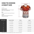 thumbnail image 4 of Honeii Basketball Shot Print Women's Classic V-Neck T-Shirt,Womens Fashion Tops,Stylish Everyday Top for Women, Casual Summer Spring Outfits Clothes-Small, 4 of 5