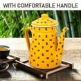 thumbnail image 2 of Tea Kettle Camping Teapot Boiling Tea Kettle Vintage Water Coffee Milk Pot with Handle, 2 of 8