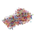 thumbnail image 2 of Cuentas redondas acrílicas, 500 piezas de cuentas espaciadoras redondas acrílicas para hacer joyas, rendimiento lleno de energía, 2 of 12