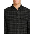 thumbnail image 4 of George Men's and Big Men's Flannel Shirt with Long Sleeves, Sizes XS-3XLT, 4 of 11