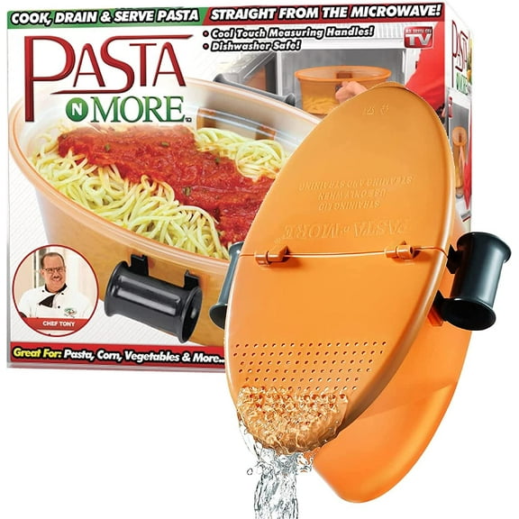 Microwave Pasta Cooker with Strainer Microwave Rice Cooker Noodle Cooker Egg Cooker As Seen on TV
