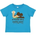 thumbnail image 3 of Inktastic Funny Dirt Never Hurt Boys Earthworm Boys Baby T-Shirt, 3 of 5