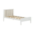 thumbnail image 3 of Max & Lily Scandinavian Twin Bed Frame, Solid Wood Platform Bed with Headboard, 3 of 9