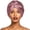 RD2, variant on Miaoju Adjustable Silk Bonnet Satin Curly Hair Wrap for Sleeping Women Breathable Night Turban for Small Large Short Coily, Double Layer