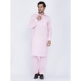 thumbnail image 3 of Mens Indian Pakistani Bollywood Designer Cotton Linen Pathani Suit Salwar Set, 3 of 3