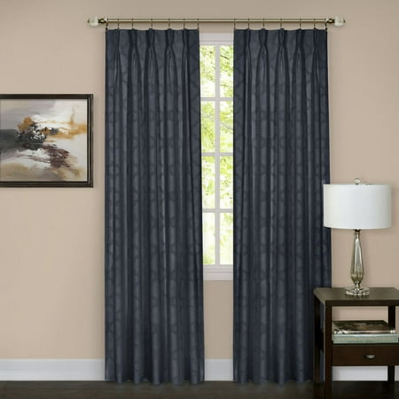 Achim Windsor Pinch Pleat Window Curtain Panel Walmart Com