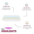 thumbnail image 3 of 6 in. Firm Gel Memory Foam Mattress for Full Size Bed in a Box with Breathable Pink Aloe Vera Cover, 3 of 9