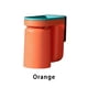 thumbnail image 4 of Yuarrent Soporte para de cepillo de montado en la pared soporte autoadhesivo estante colgante de larga duración Universal baño Juegos de accesorios de baño Naranja Yuarrent HA078240-01, 4 of 6