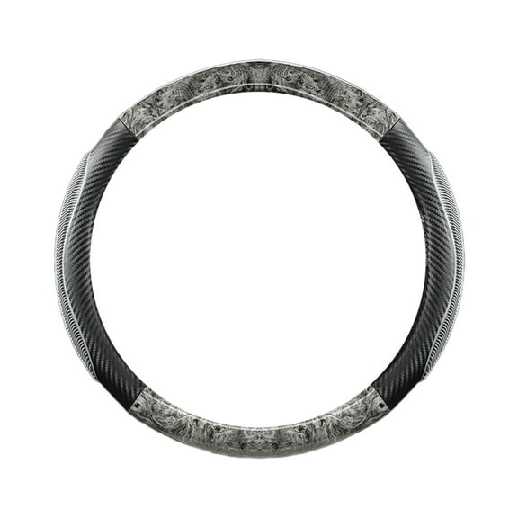 Ikohbadg Car Steering Wheel Cover, Breathable Silicone Handle Cover, Wear-Proof Anti-Slip Steering Wheel Protector, Versatile for All Seasons, Easy to Clean