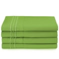 thumbnail image 4 of Clara Clark 6 Piece 1800 Microfiber Collection Bed Sheet Set, Deep Pockets Fitted Sheet, Queen, Garden Green, 4 of 4