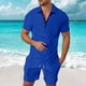 thumbnail image 1 of WILLBEST Trajes Casuales Cortos para Hombre para Salidas Informales, Ajuste A Medida, Ropa Cómoda para El Día A Día, Diseño Elegante y Moderno para Actividades de Primavera y Verano., 1 of 4