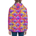 thumbnail image 6 of Kdxio Magic Mushrooms Pattern Kids Boys Girls Zip Up Hoodie 3D Printed Hooded Sweatshirt Hoody Coat with Pocket 7-12 Y-Small, 6 of 6