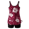 thumbnail image 4 of Otvok Womens Athletic 2 Piece Tankini Swimsuits with Shorts Swim Tank Tops with Boyshorts Bathing Suits, 4 of 6