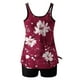 thumbnail image 2 of Trajes de Baño de Mujer Más Tamaño Impresión Bowknot Dos Piezas con Pantalones Cortos, Pantalones Cortos de Tamaño Más para las Mujeres, 2 of 6