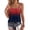 #01 Dark Blue, variant on 250 Anniversary Usa Shirts Women Usa Flag Print Sleeveless Spaghetti Strap Square Neck Vest Patriotic Lightweight Summer Casual Tees,XL,#01 Navy