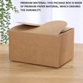 thumbnail image 4 of Package Box Storage Case Gift Festival Holiday Package Box Holder Candy Organizer Great Sealing Dustproof Household Accessories Festival Cardboard Boxes Yellow, 4 of 9