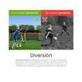 thumbnail image 4 of Mini Portería De Fútbol Para Niños Jardín Plegable Portátil Lab.G Negro, 4 of 5