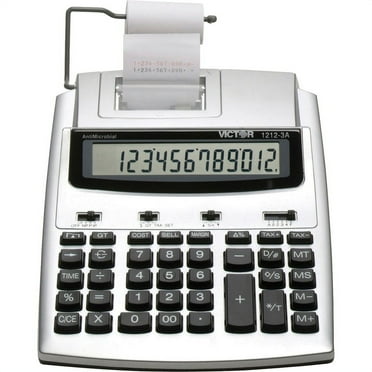Victor Technology 12 Digit Commercial Printing Calculator (1212-3A)