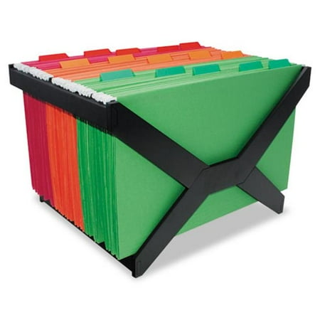 Advantus Black File - Advantus Corporation 63000 Letter & Legal Hanging File Rack, Black