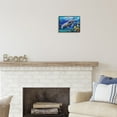 thumbnail image 2 of Stupell Industries Manatees & Fish Swimming Coastal Painting Black Framed Art Print Wall Art, 2 of 5