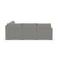 thumbnail image 2 of Flexsteel Flex 5-Seat Fabric Sectional with Standard Arm in Gray, 2 of 2