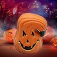 thumbnail image 5 of Pumpkin Lamp Post Light Cover Lantern Halloween Decoration, Pumpkin Statue Table Decor, Decorative Bucket Party Arrangement for Home Office, Haunt House Indoor Outdoor Festive Display, 5 of 5