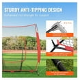 thumbnail image 3 of 7x7ft Baseball Softball Practice Net, Portable Hitting Net for Training, Batting Cage, Pitching, Catching with Carry Bag & Strike Zone, 3 of 7