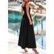 thumbnail image 2 of Vestido Prettygarden para mujer, de verano, sin mangas, estilo Aline Swing, negro, 2 of 9