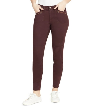 WILLIAM RAST Women's Jane Cargo Skinny Pants Wine Size 30