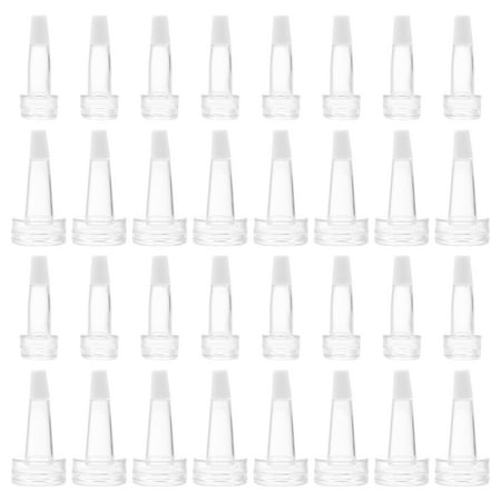 

Weis 100Pcs Vial Bottles Essence Liquid Bottles Caps Transparent Plastic Caps (Transparent)