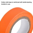 thumbnail image 5 of Uxcell 2Rolls 0.6inch x 32.8feet Neon Gaffers Cloth Tape Glow in the Dark Tape, Orange, 5 of 5