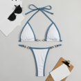 thumbnail image 6 of ASFGIMUJ Womens Two Piece Bikini Sets Comfortable Fabric Beach Swimsuit Split Swimsuit Set, 6 of 6
