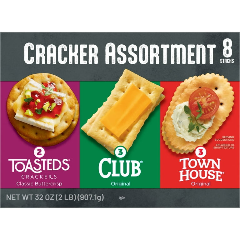 Toasteds Party Pack Cracker Assortment, 8 oz Box, 5 Assorted Boxes/Carton, Ships in 1-3 Business Days Toasteds Party Pack Cracker Assortment, 8 oz Box, 5 Assorted Boxes/Carton, Ships in 1-3 Business Days