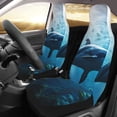 thumbnail image 3 of Haiem Ocean Dolphin Fish School Printed Car Seat Covers Set of 2, Universal Fit Car Seat Covers,Protective Seat Covers,Comfortable Car Seat Covers, Easy Installation Seat Covers, 3 of 9