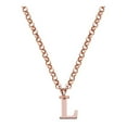 thumbnail image 2 of MyNameNecklace - Personalized Initial Name Choker Necklace for Woman - Custom Capital Hanging Letters - Made of 18k Rose Gold Plated Silver Custom Any Name with 16'' + 2" Chain, 2 of 5