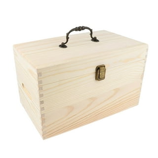 Essential Oil Box - Wooden Storage Case With Handle. Holds 75 Bottles –  Lizzie Lahaina Couture Swimwear Made In Maui