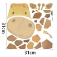 thumbnail image 3 of Animals Wall Sticker Giraffe Bedroom Wall Decals Wall Sticker Graffiti Decoration Sticker, 3 of 7