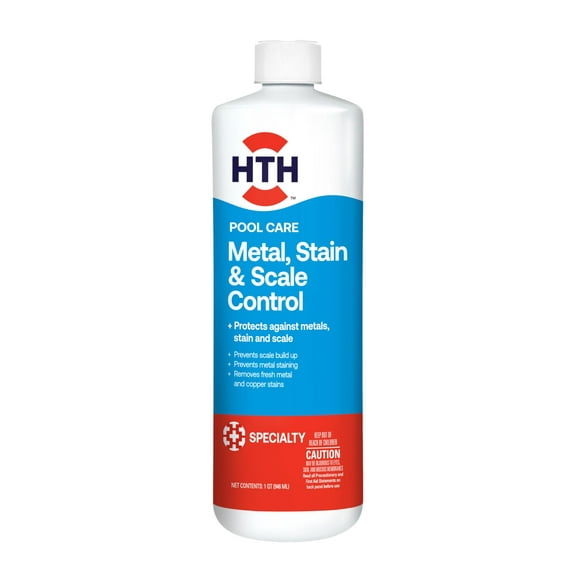HTH 67218 Swimming Pool Care Metal and Stain Control, 32oz