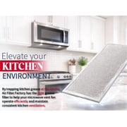 Air Filter Factory Replacement for WB6X486, WB06X10125, AF4271, G-5798 GE Range Hood Aluminum Grease Mesh Filters 2-Pack