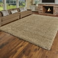 thumbnail image 5 of Gertmenian Ultimate Shag Solid Color Oatmeal Indoor Area Rug, 6x9, 5 of 9